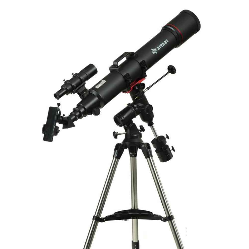 تلسکوپ فوق حرفه ای همراه با هارد کیس آلمینیومی و هولدر عکاسی موبایل زیتازی کدzenith-102eq5