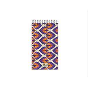 دفتریادداشت 80برگ 120*220سیمی جلدنرم کلاسیک الیپون کد264