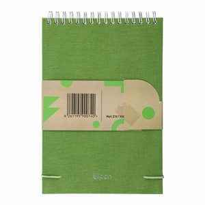 دفتریادداشت 80برگ 145*210سیمی پارچه ای سخت الیپون کد274