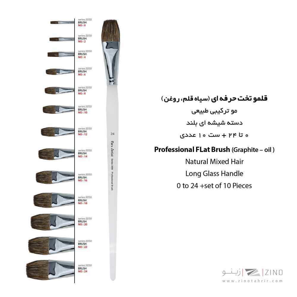 قلموتخت موزبرطبیعی شماره 12 پارس آرتیست سری3050