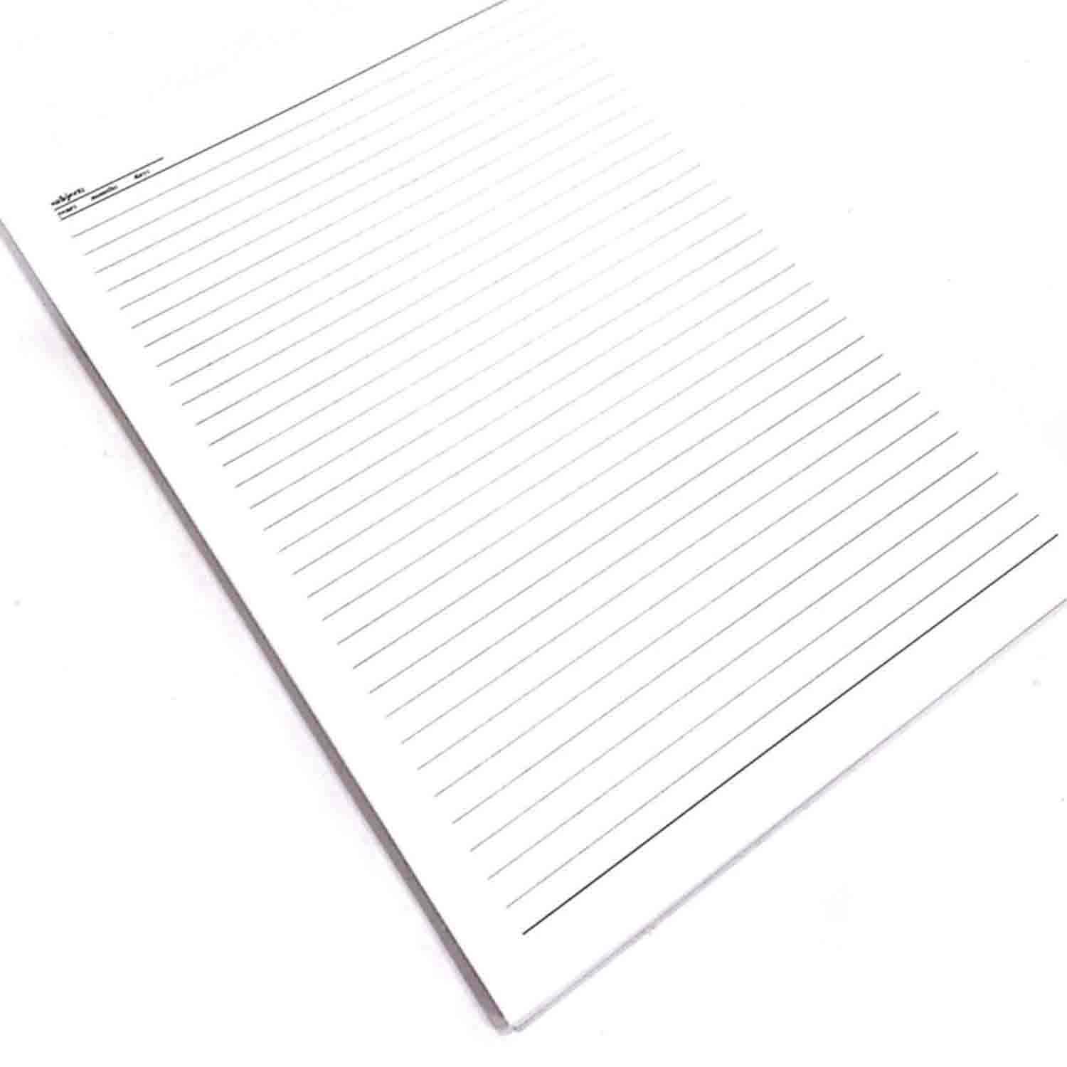 کاغذA4خطدار50برگی کلیپس کد0053