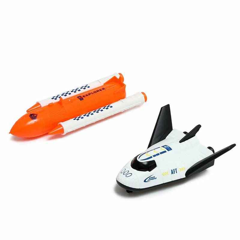 اسباب بازی مدل پایگاه فضایی طرح شاتل فضاپیما کد h523-3 مجموعه 7 عددی
