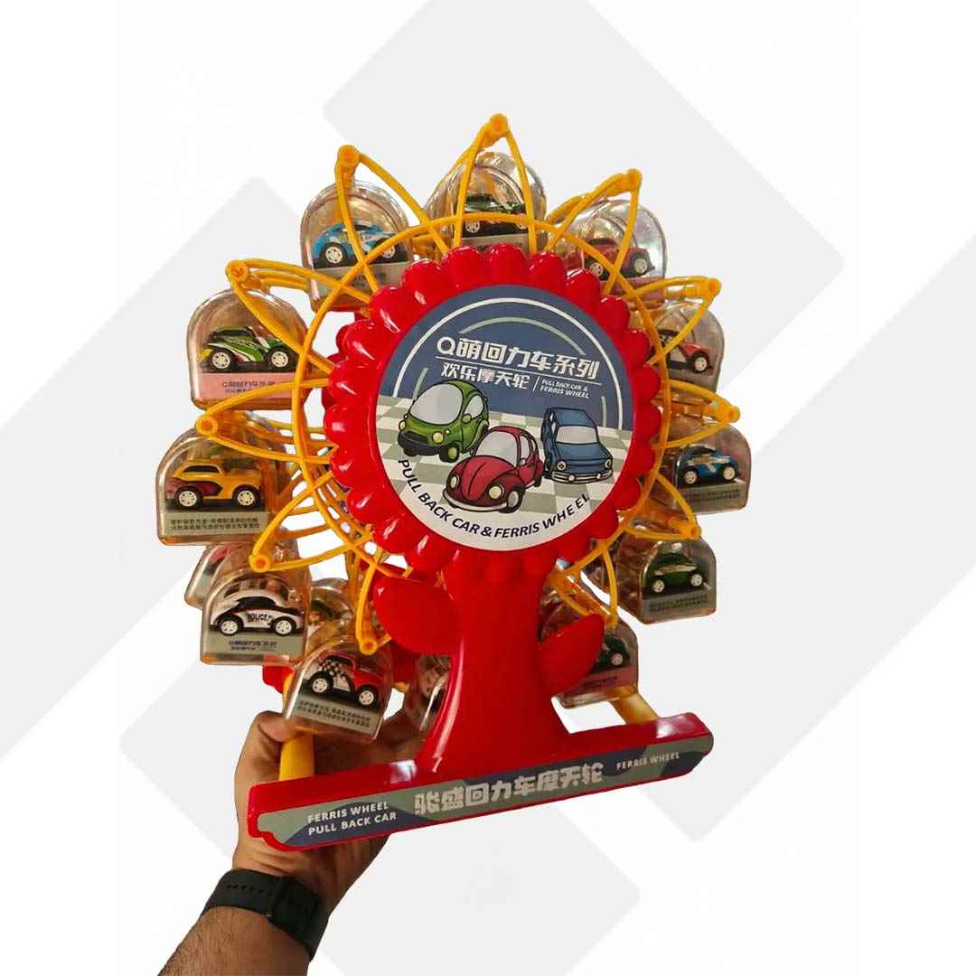 استند چرخ فلک ماشین فلزی کوچک عقب کش 24 96