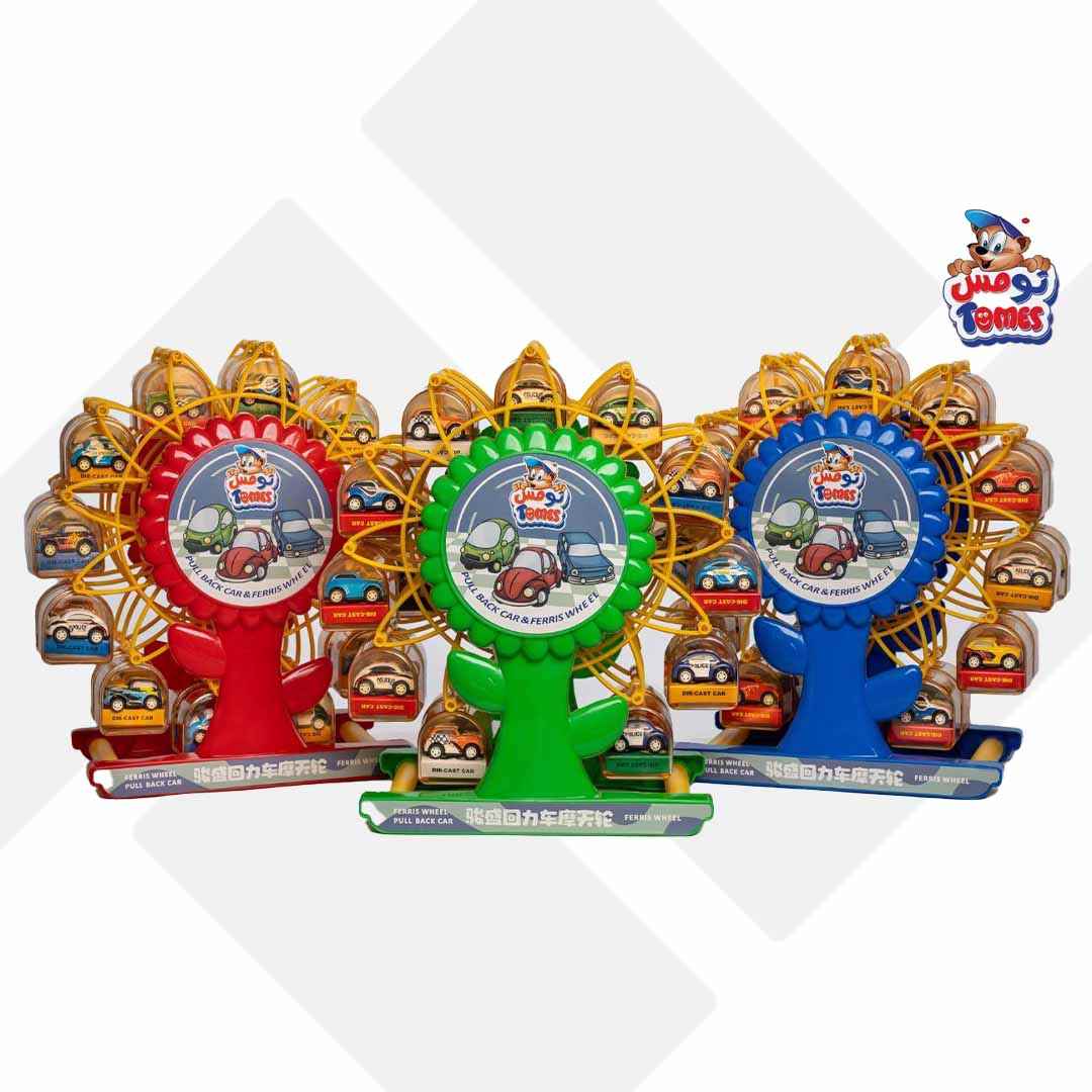 استند چرخ فلک ماشین فلزی کوچک عقب کش 24 96