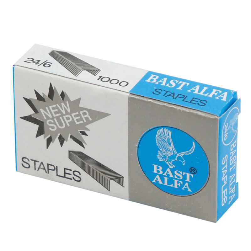 سوزن منگنه bast alfa سایز 24-6 باکس 10 عددی