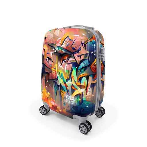 چمدان چرخ دار پلی کربنات کابین سایز34*24*24یایگان کد16534