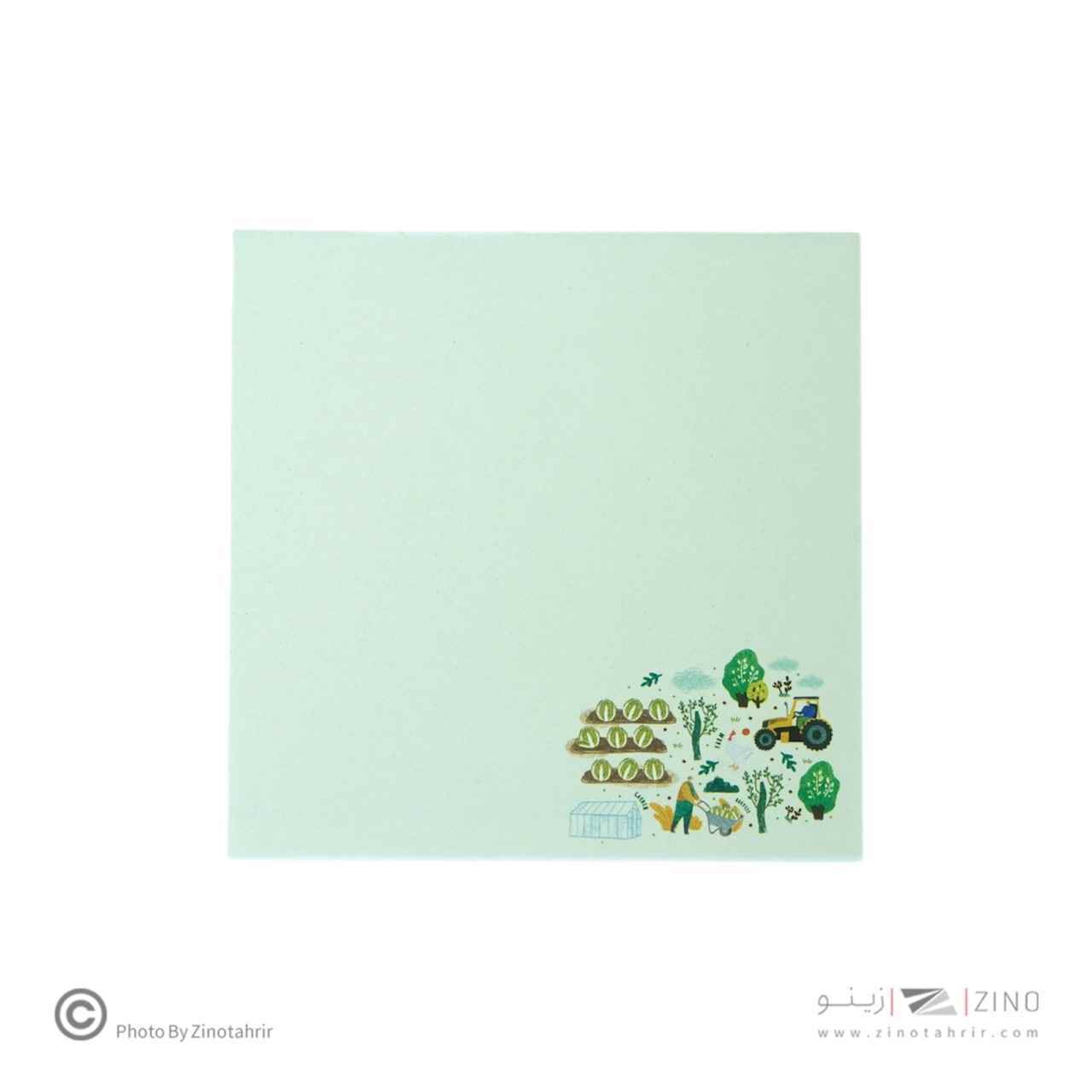 کاغذ 10*10 (رنگی/طرح دار) مسترنوت کد504