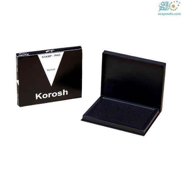 استامپ مشکی کوچک نمره 3 کوروش 6 عدد