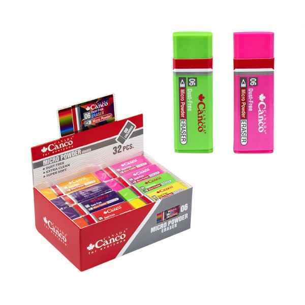 پاک کن رنگی 06 میکرو پودر کنکو 32 عددی
